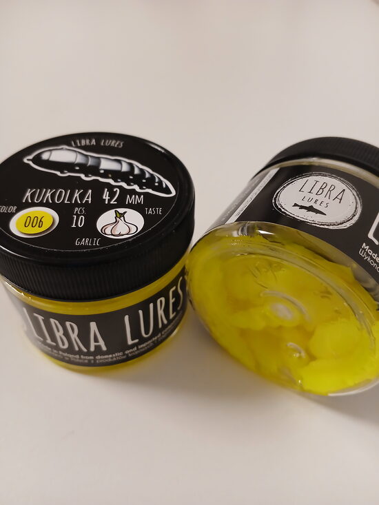 Kukolka 42mm, 006 Hot Yellow , 1,2gr, Garlic, 10psc/pack